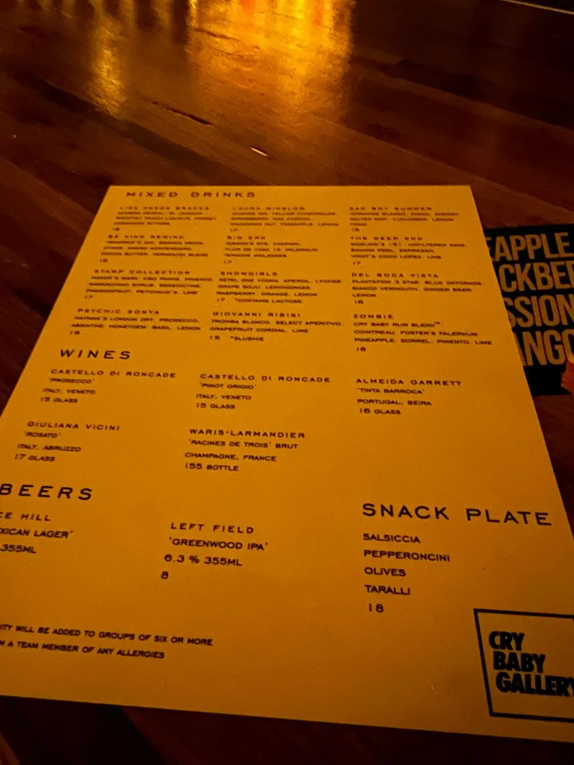 Menu 6