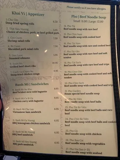 Menu 2