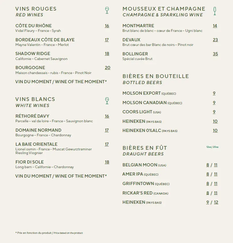 Menu 2