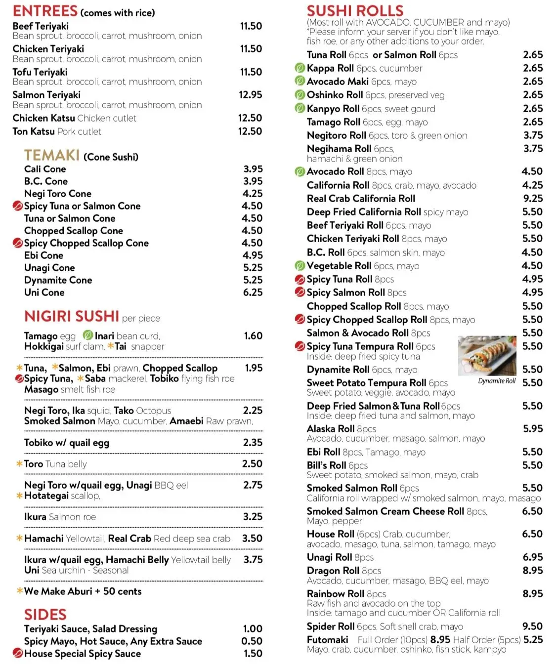 Menu 3