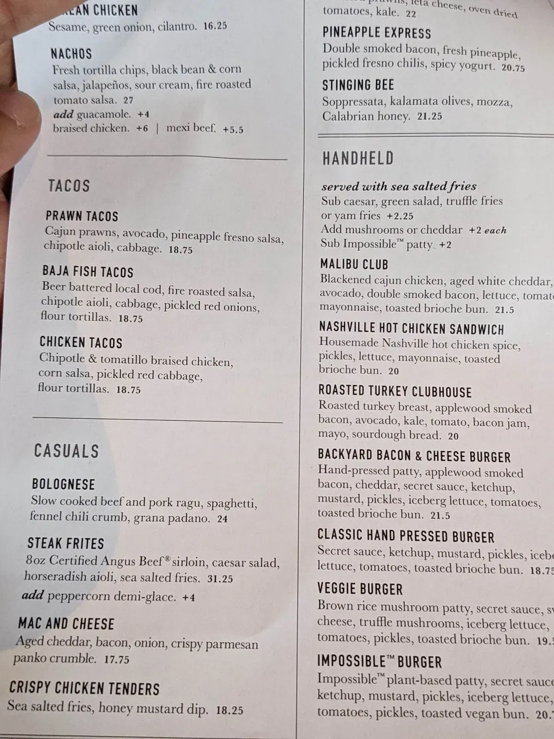 Menu 5