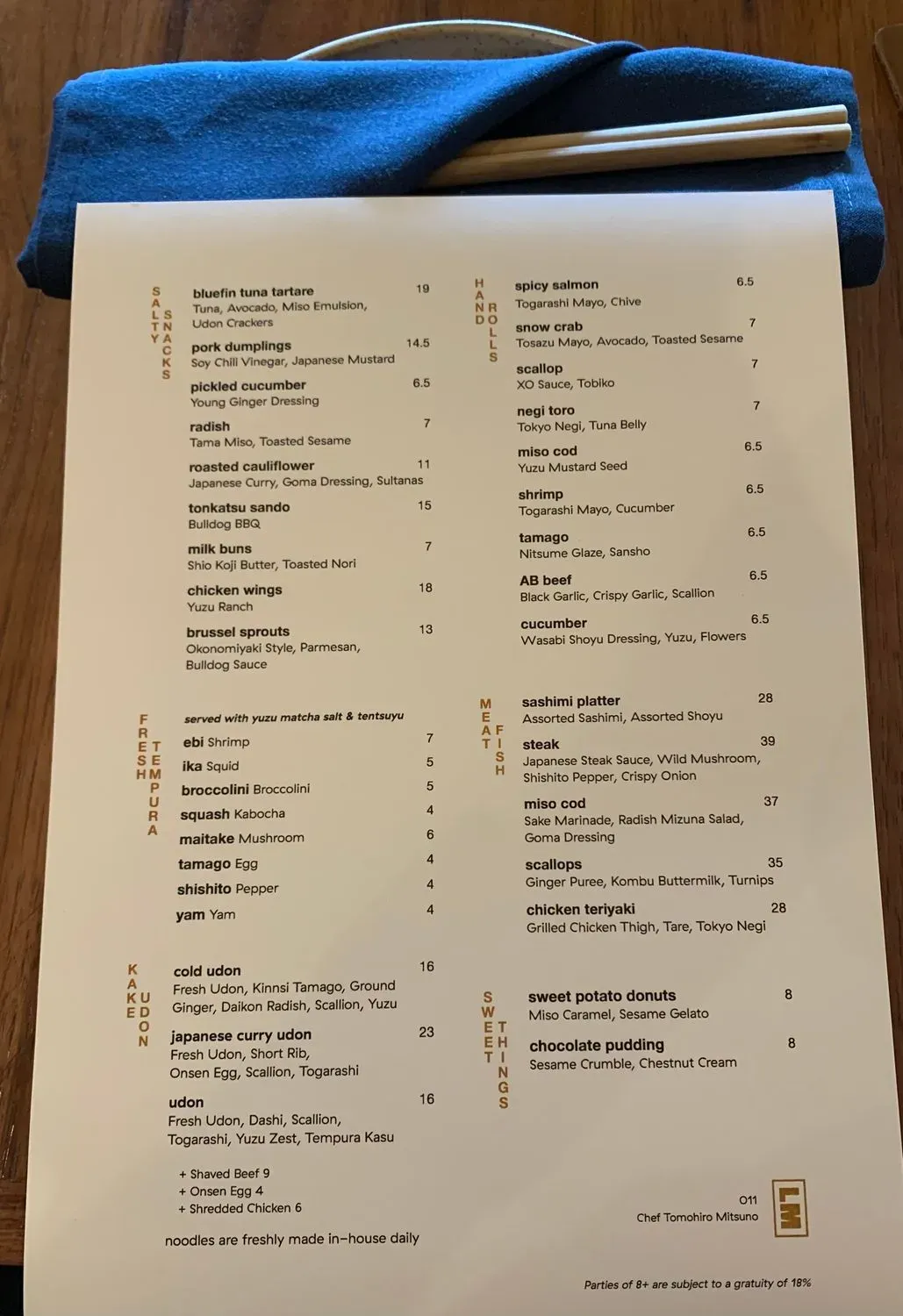 Menu 4