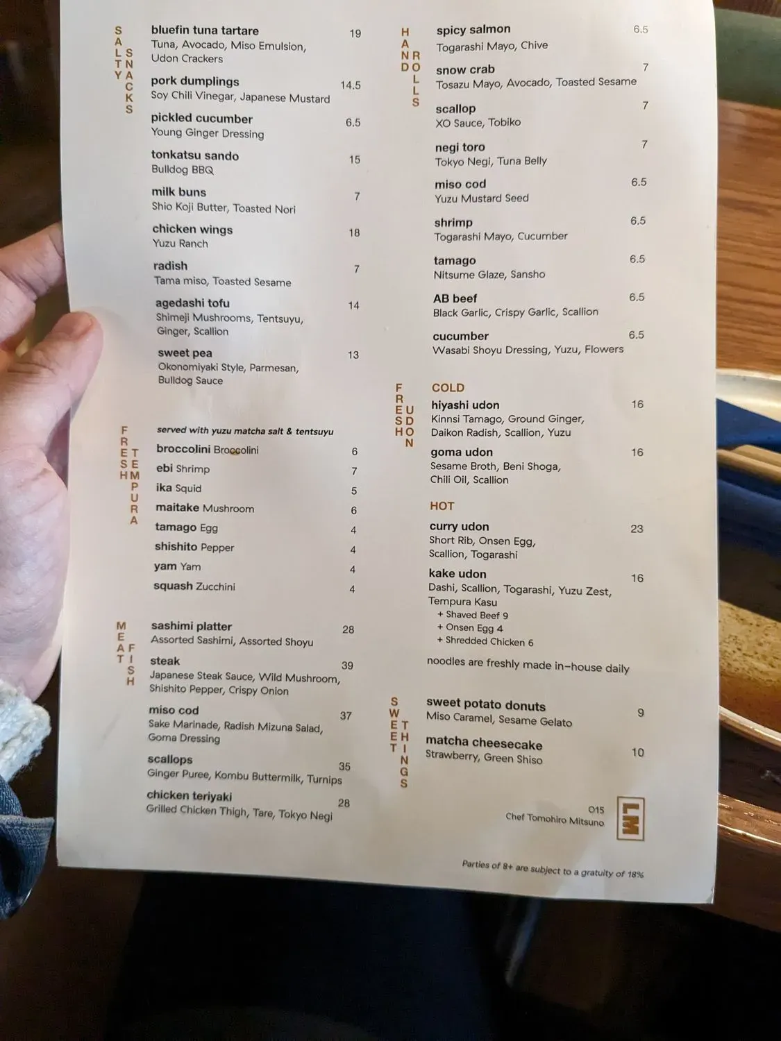 Menu 6