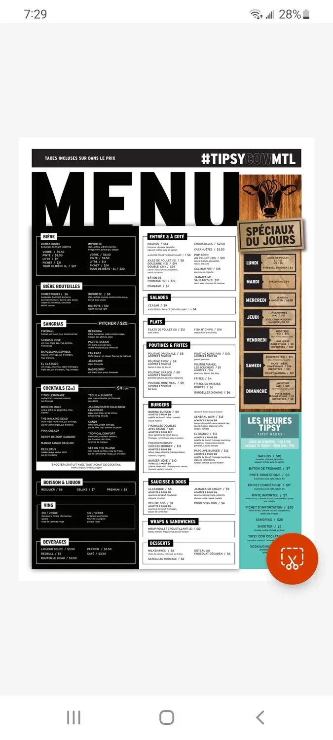 Menu 4