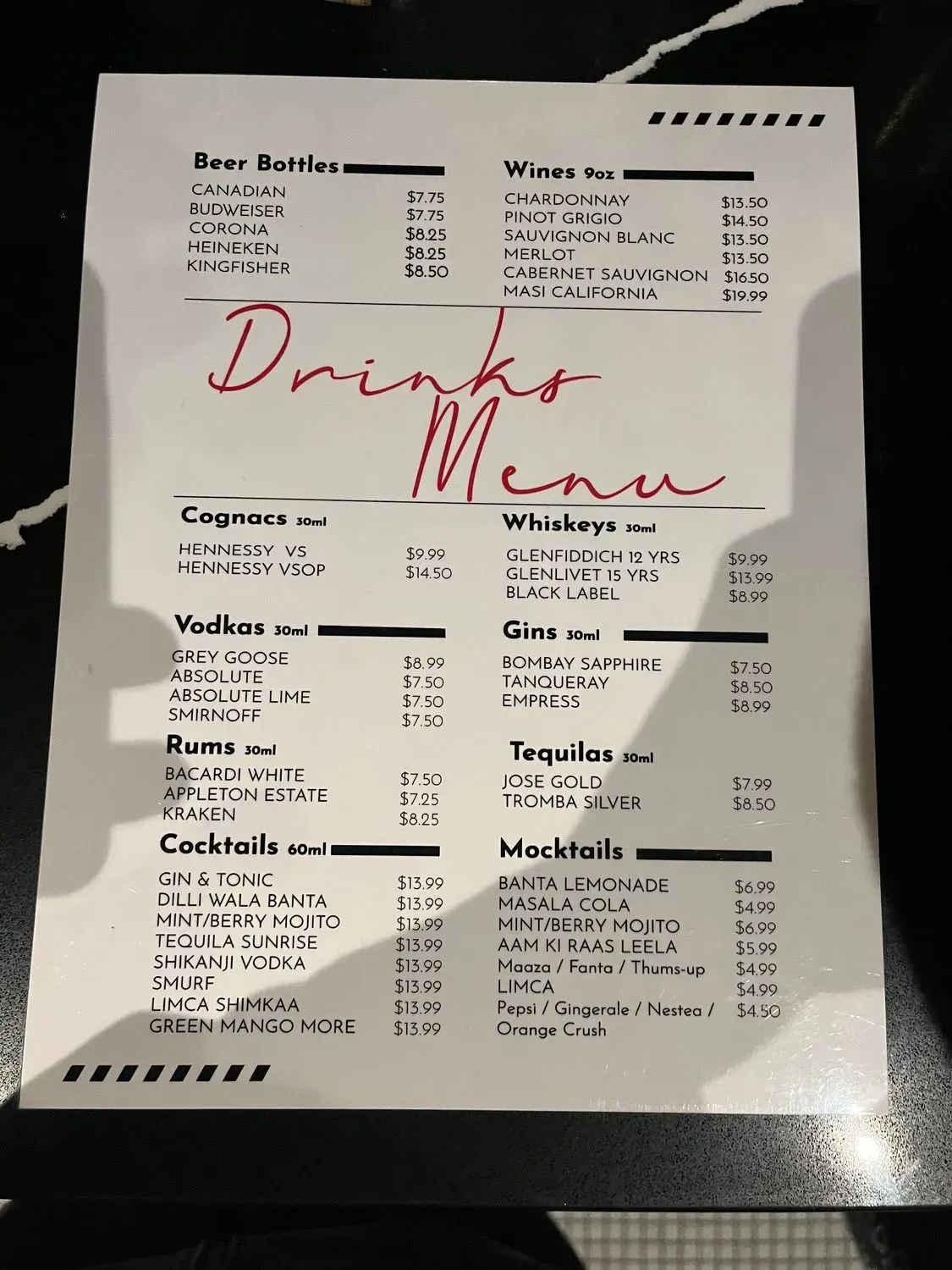 Menu 6