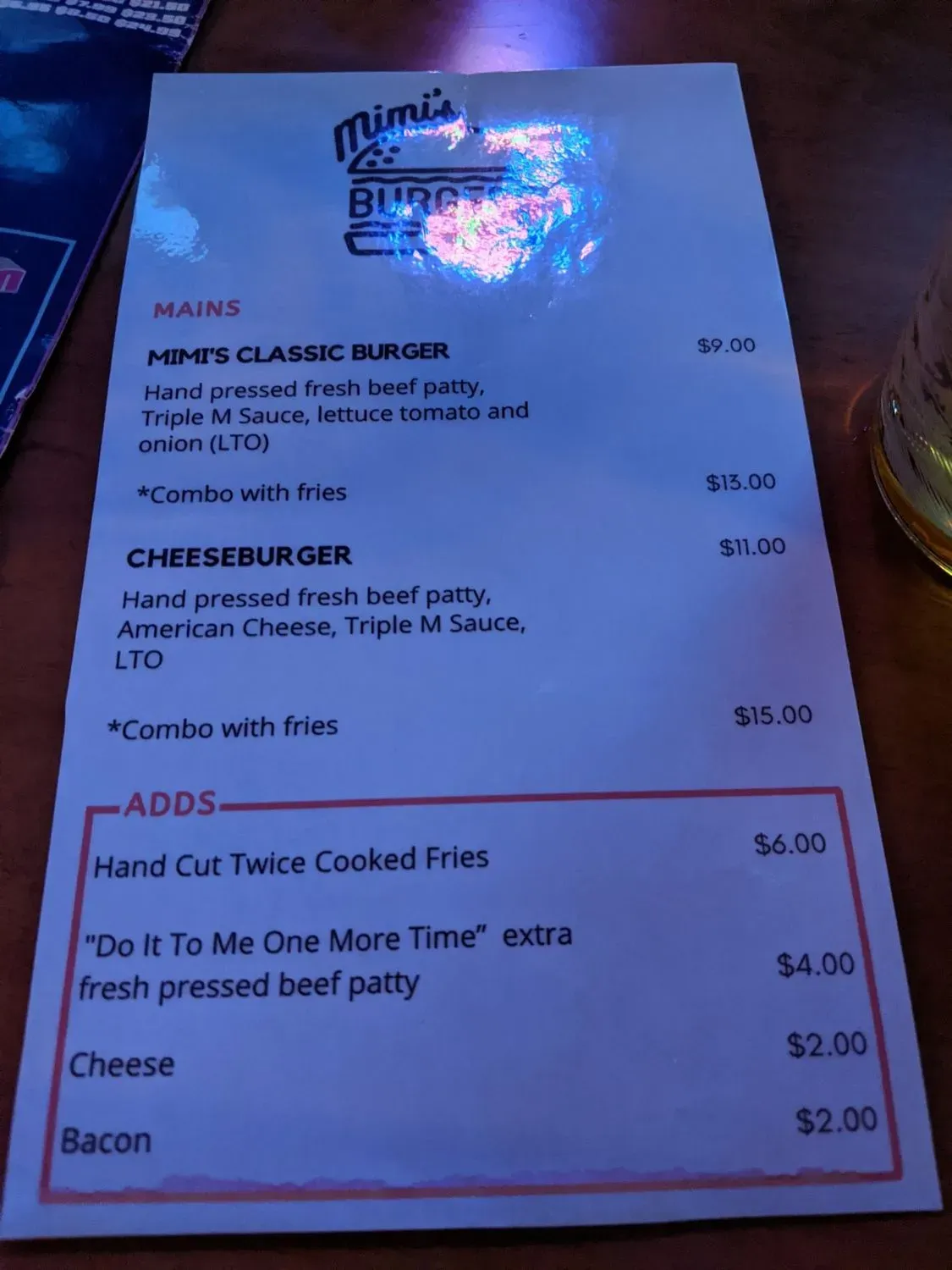 Menu 5