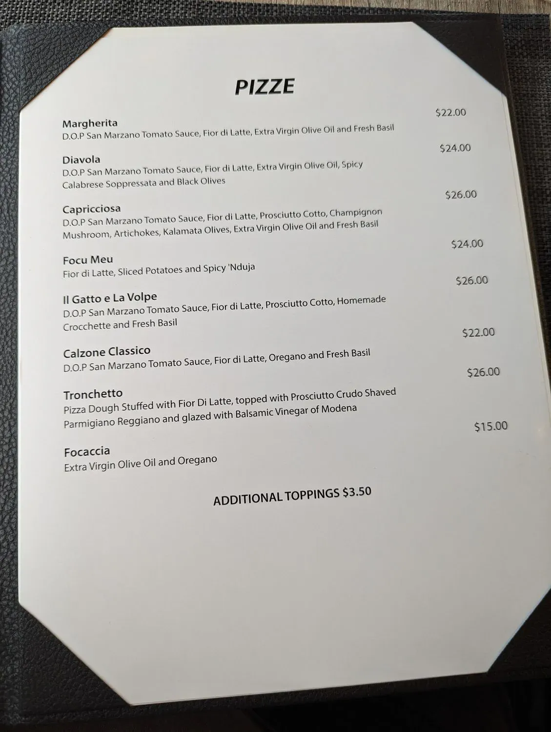 Menu 5