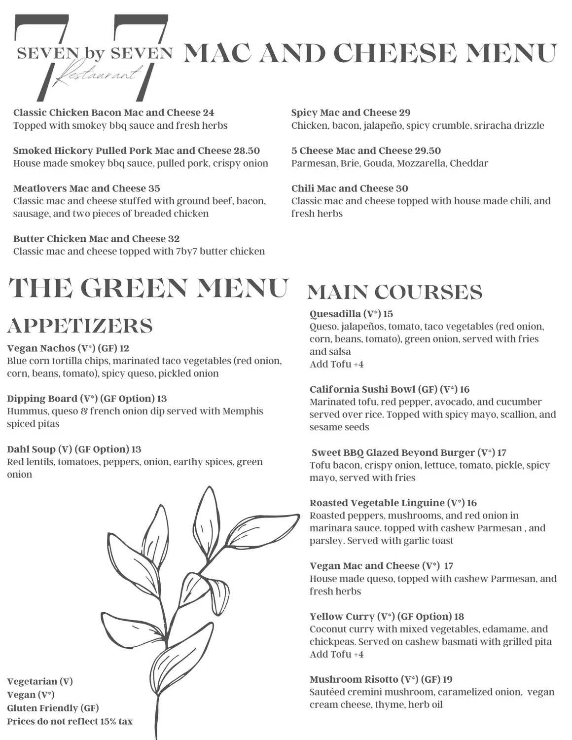 Menu 2