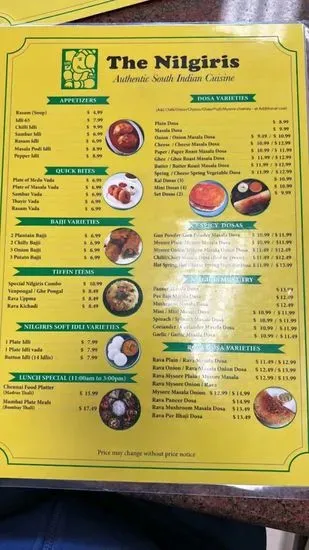 Menu 4