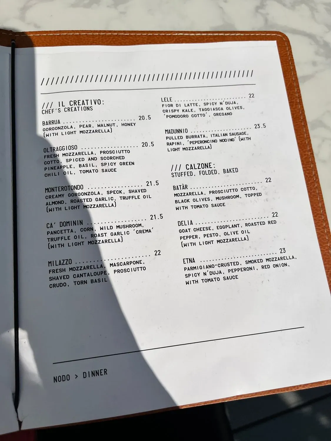 Menu 3