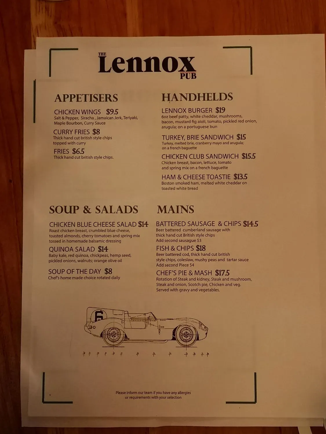 Menu 5