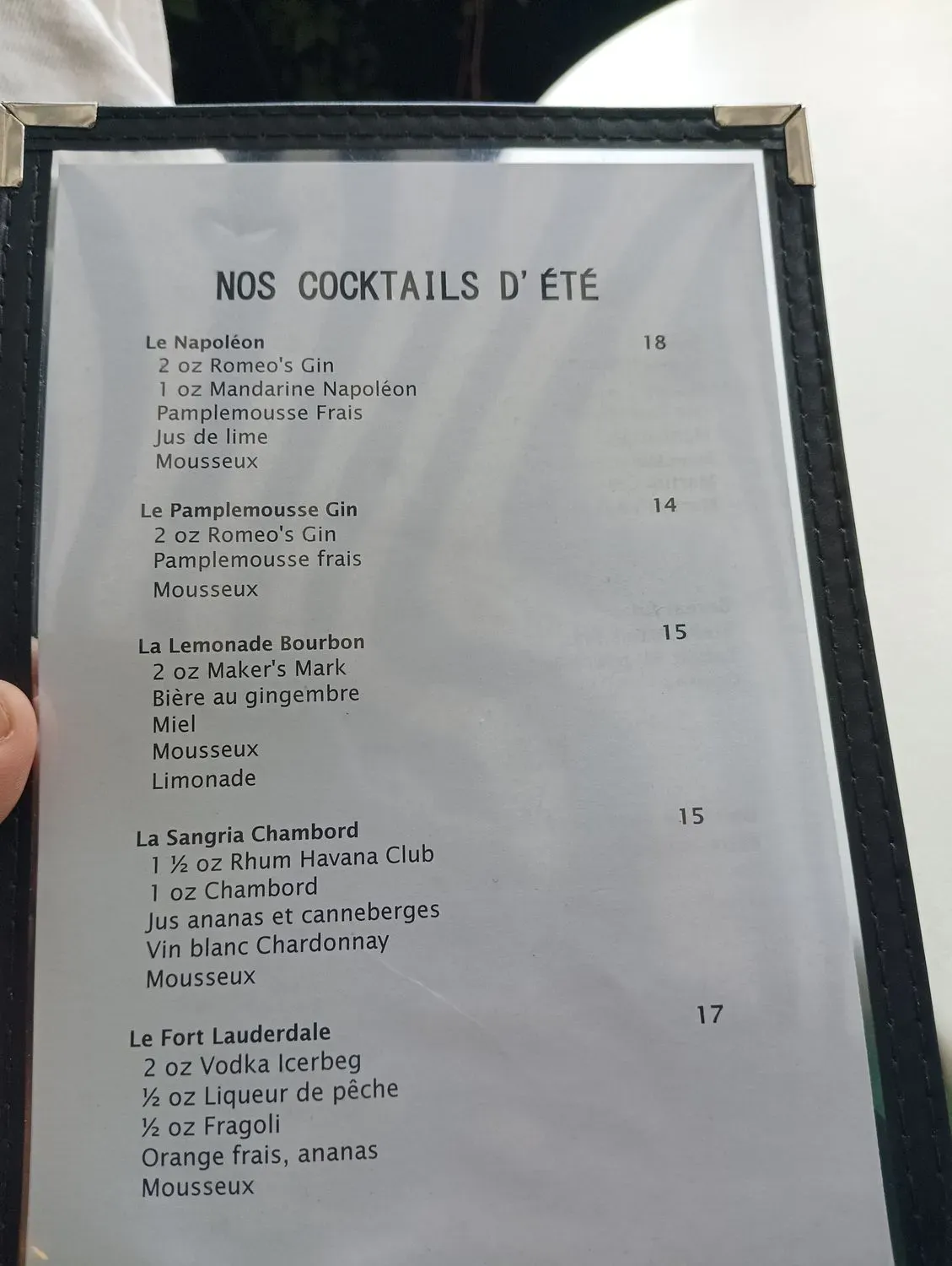 Menu 6