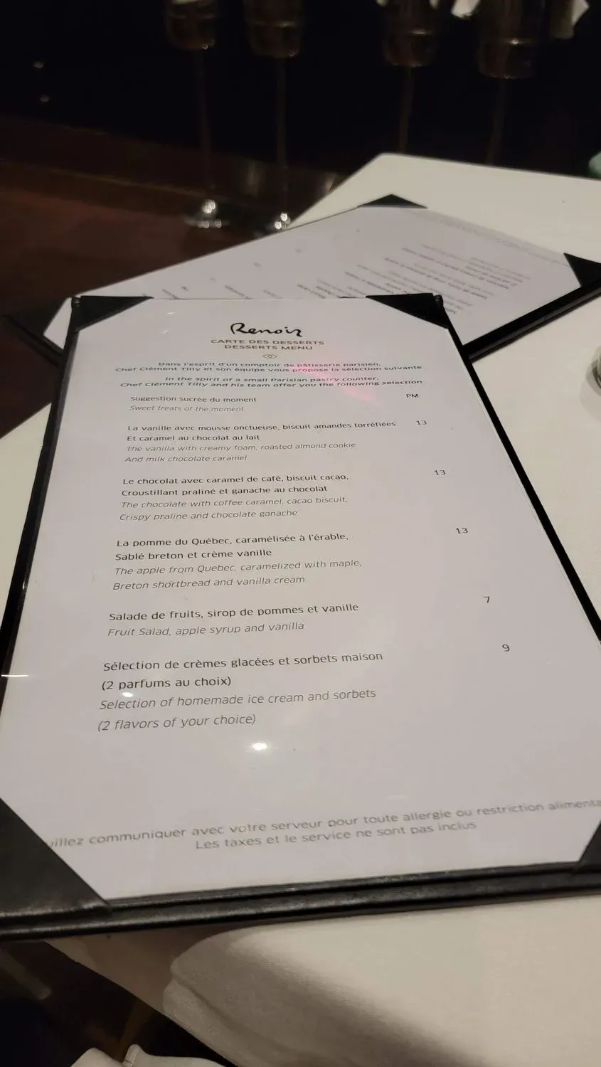 Menu 6