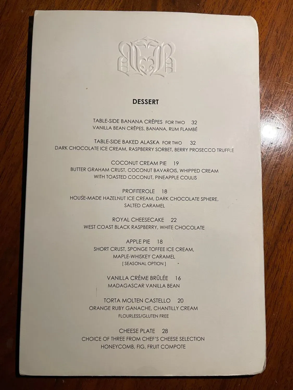 Menu 6