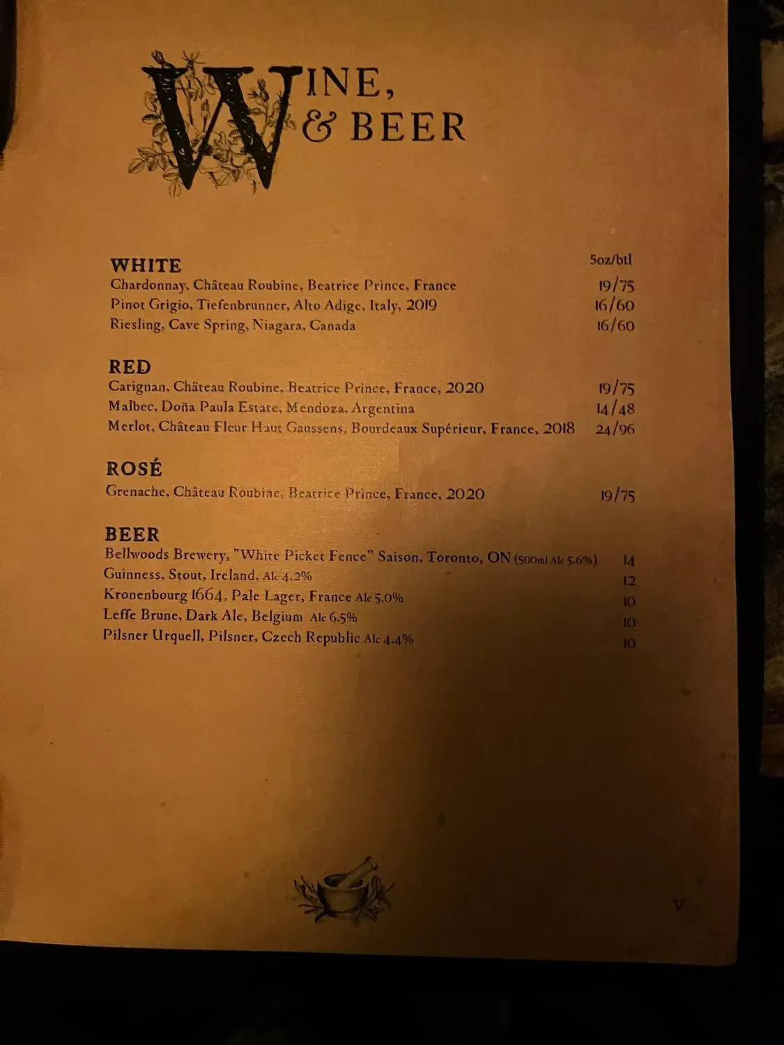 Menu 6