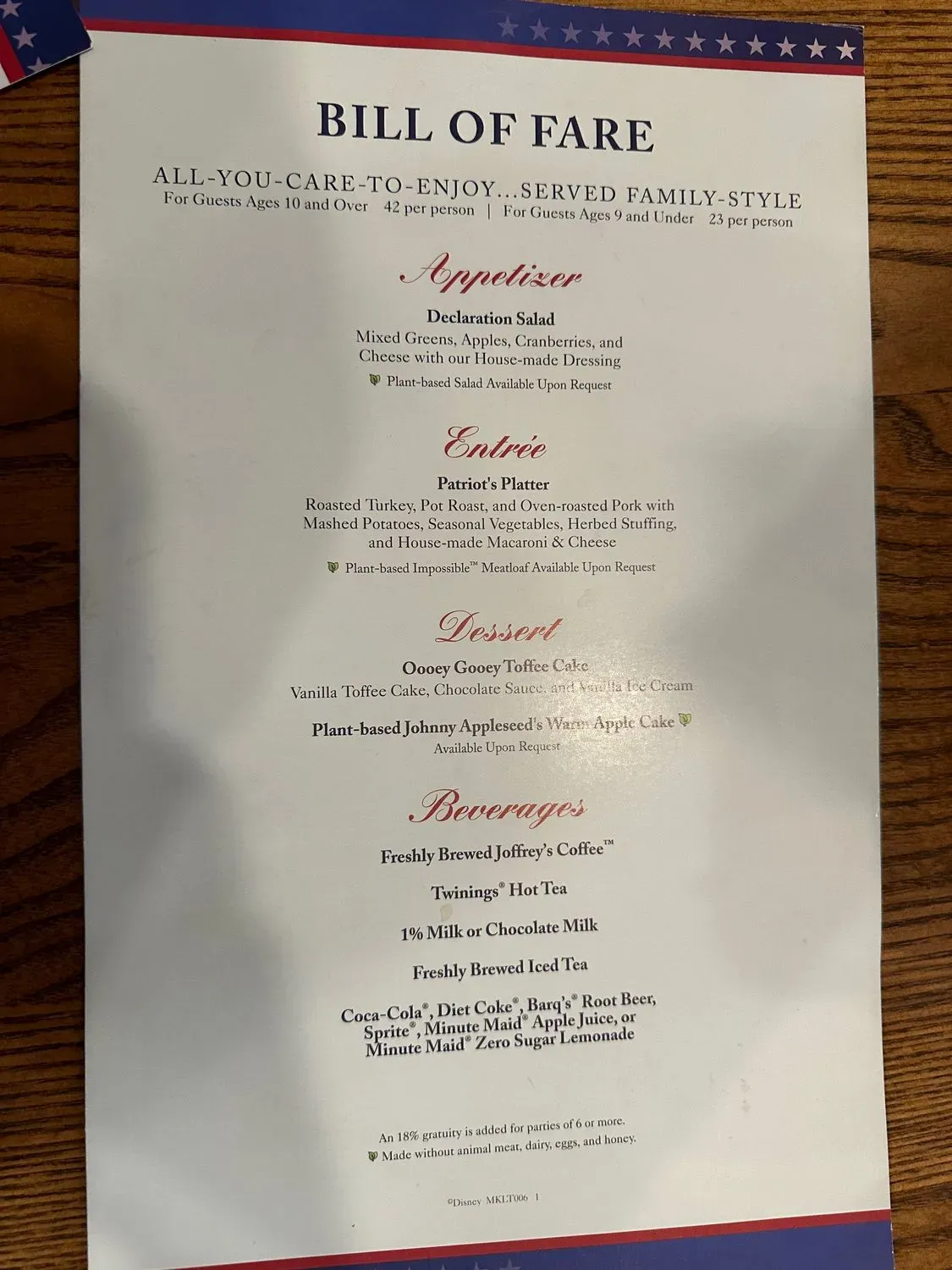 Menu 6