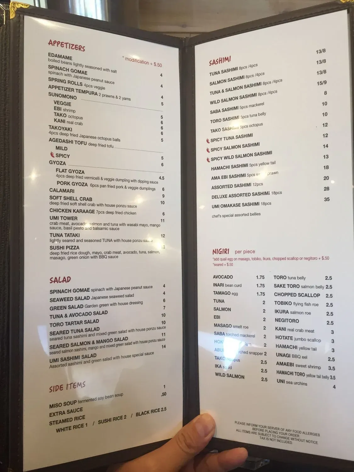 Menu 6