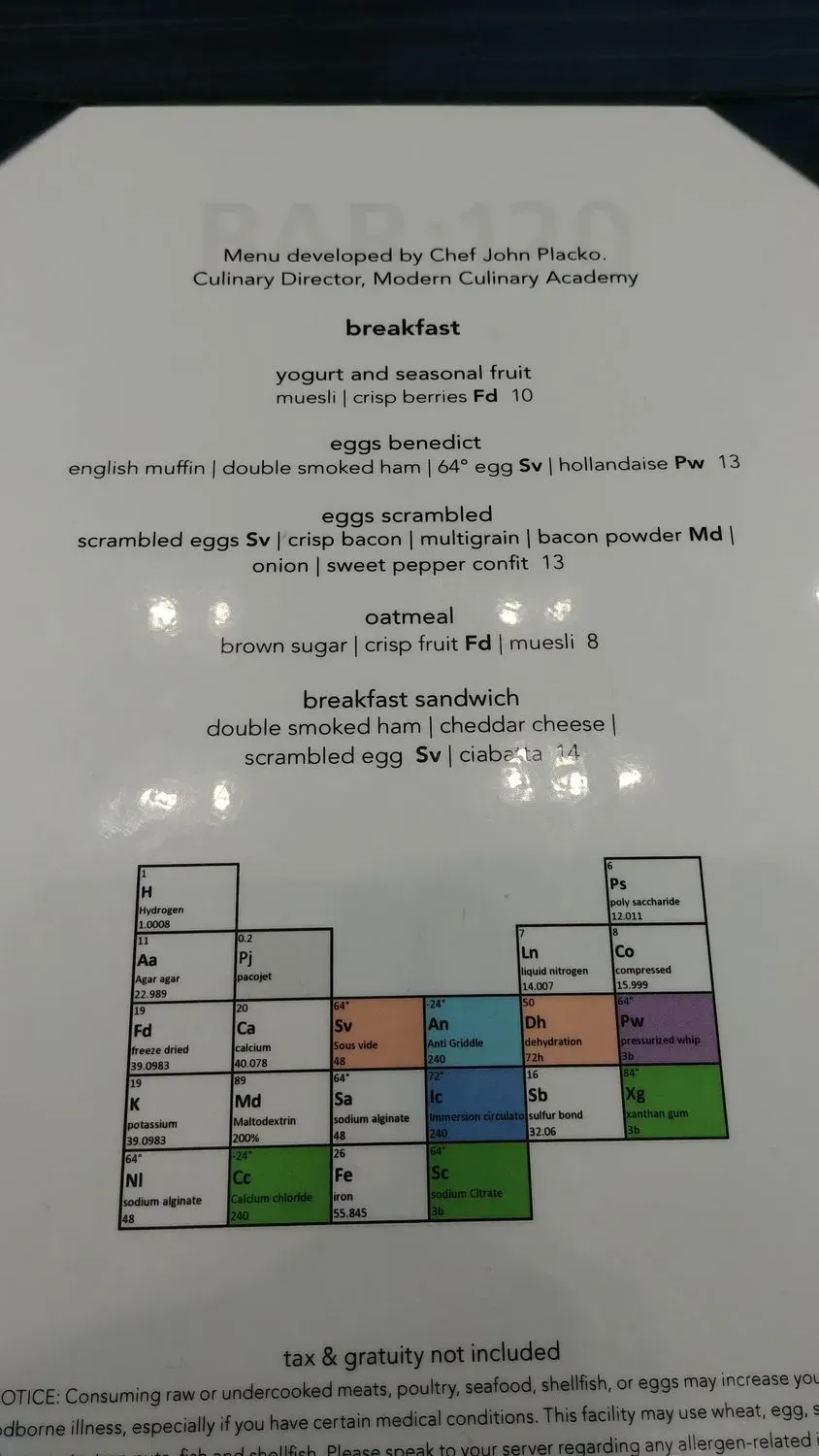 Menu 6