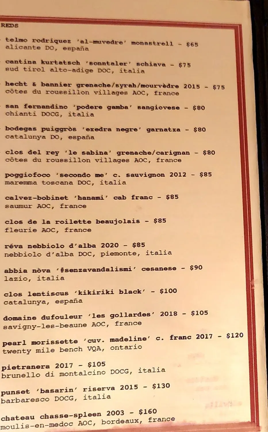 Menu 3