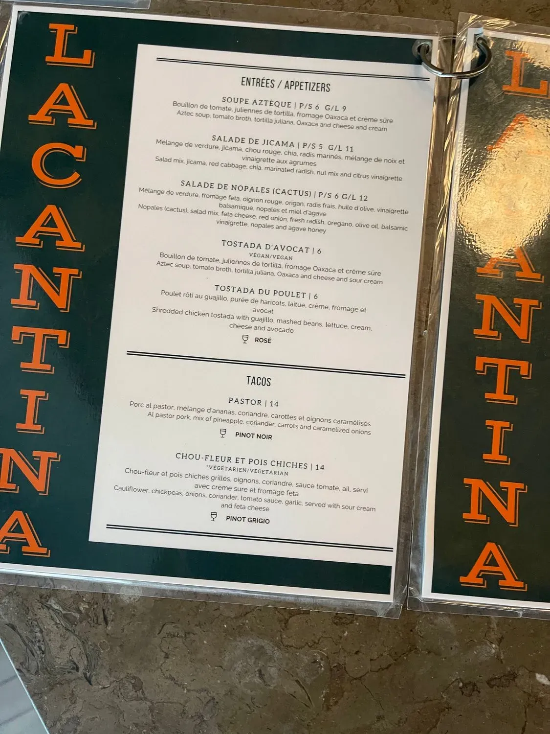 Menu 4