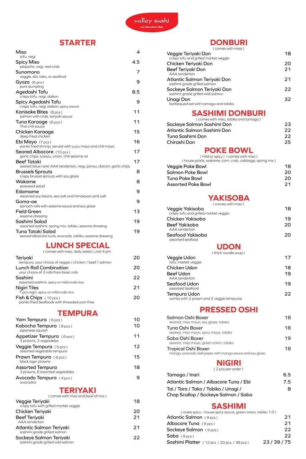 Menu 2