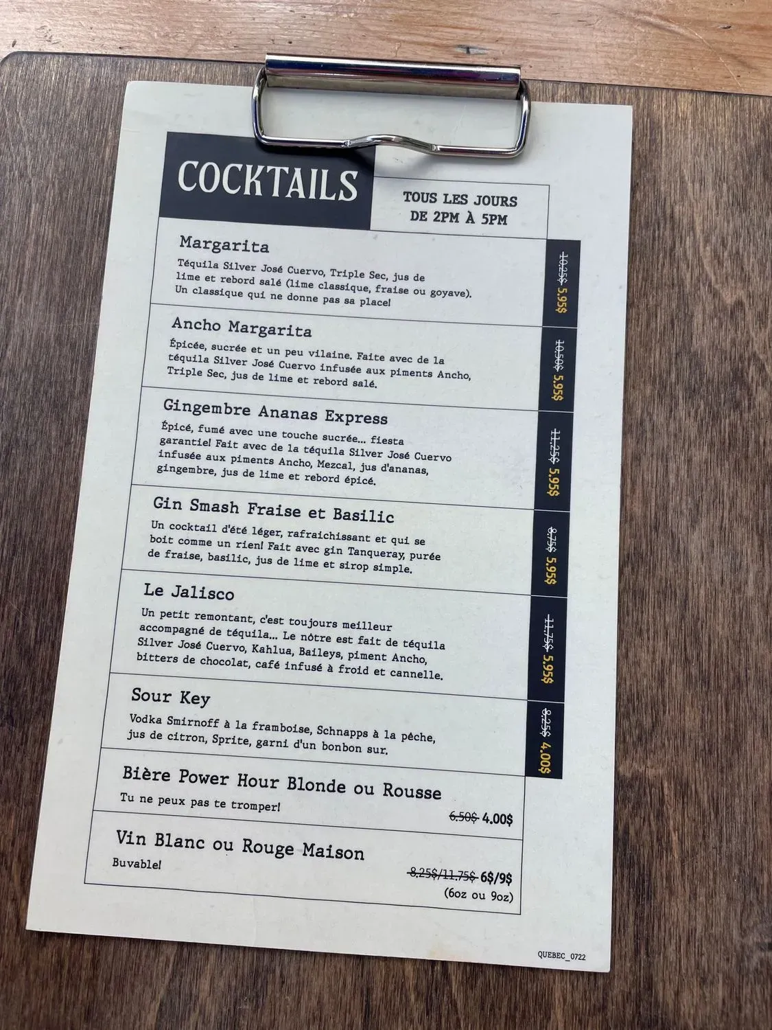 Menu 4