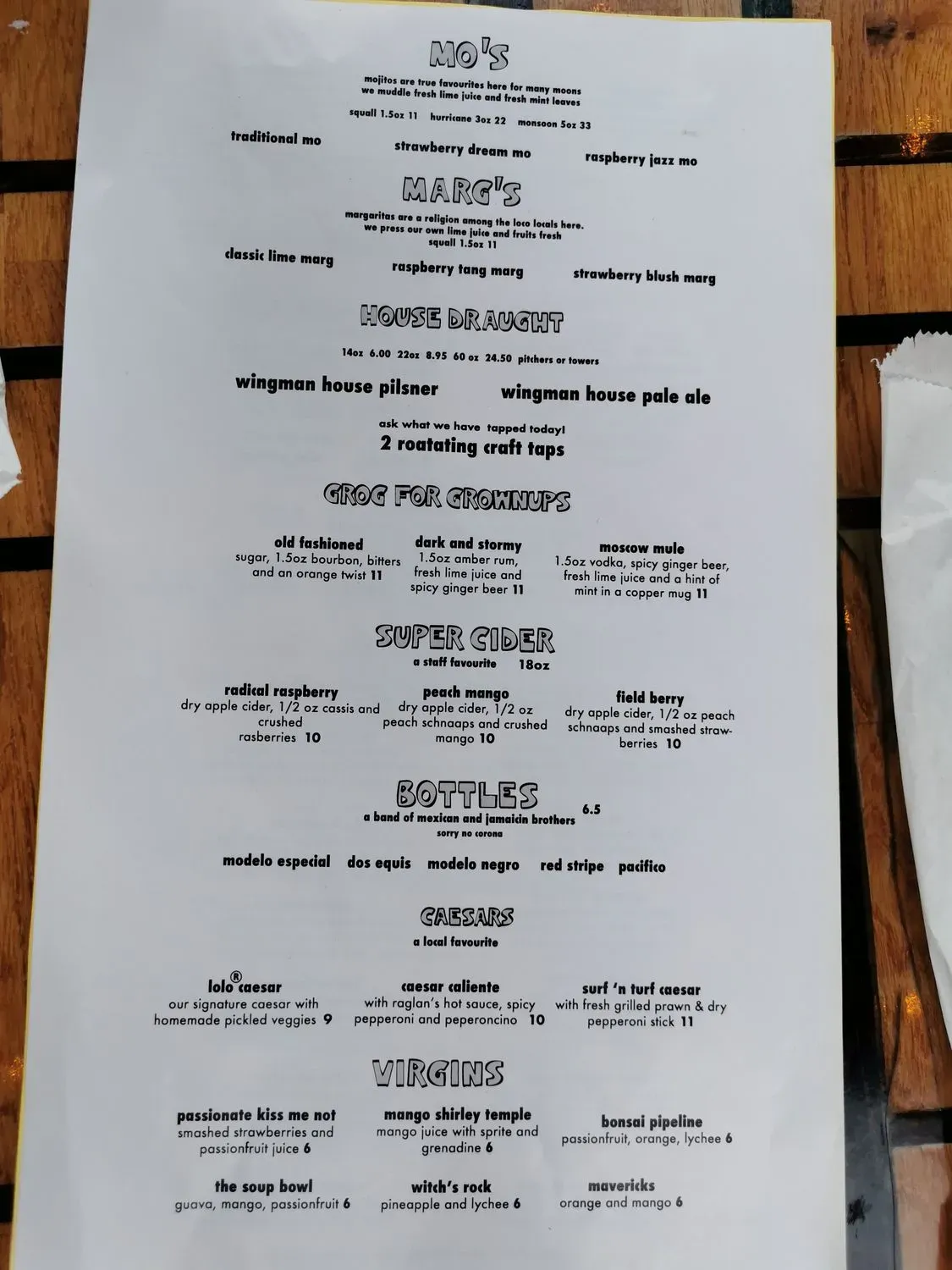 Menu 4