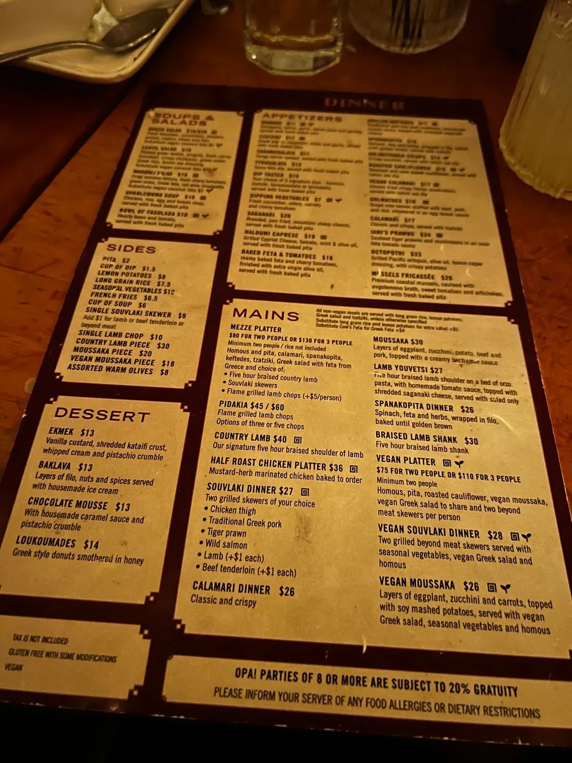 Menu 6