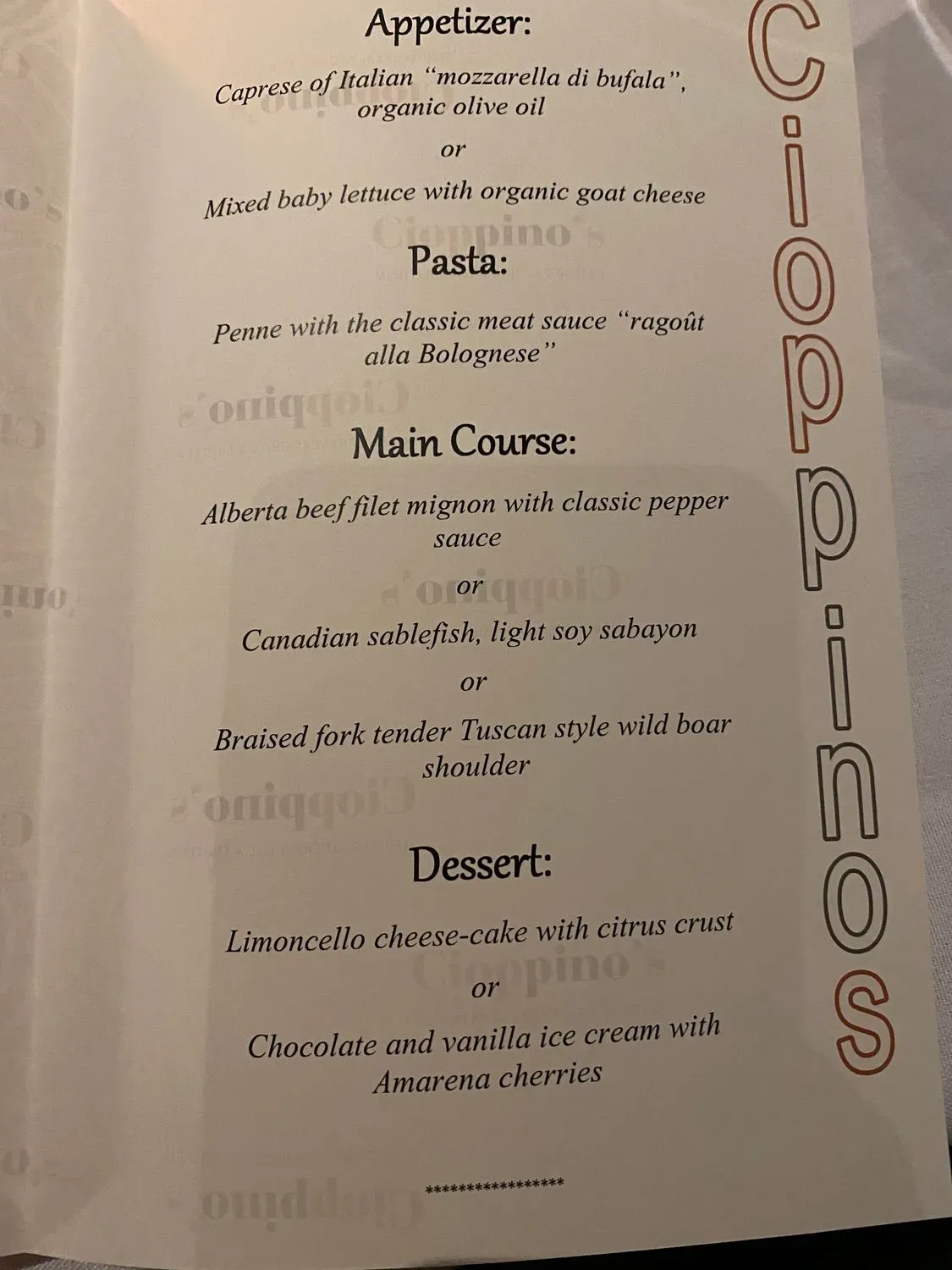 Menu 6