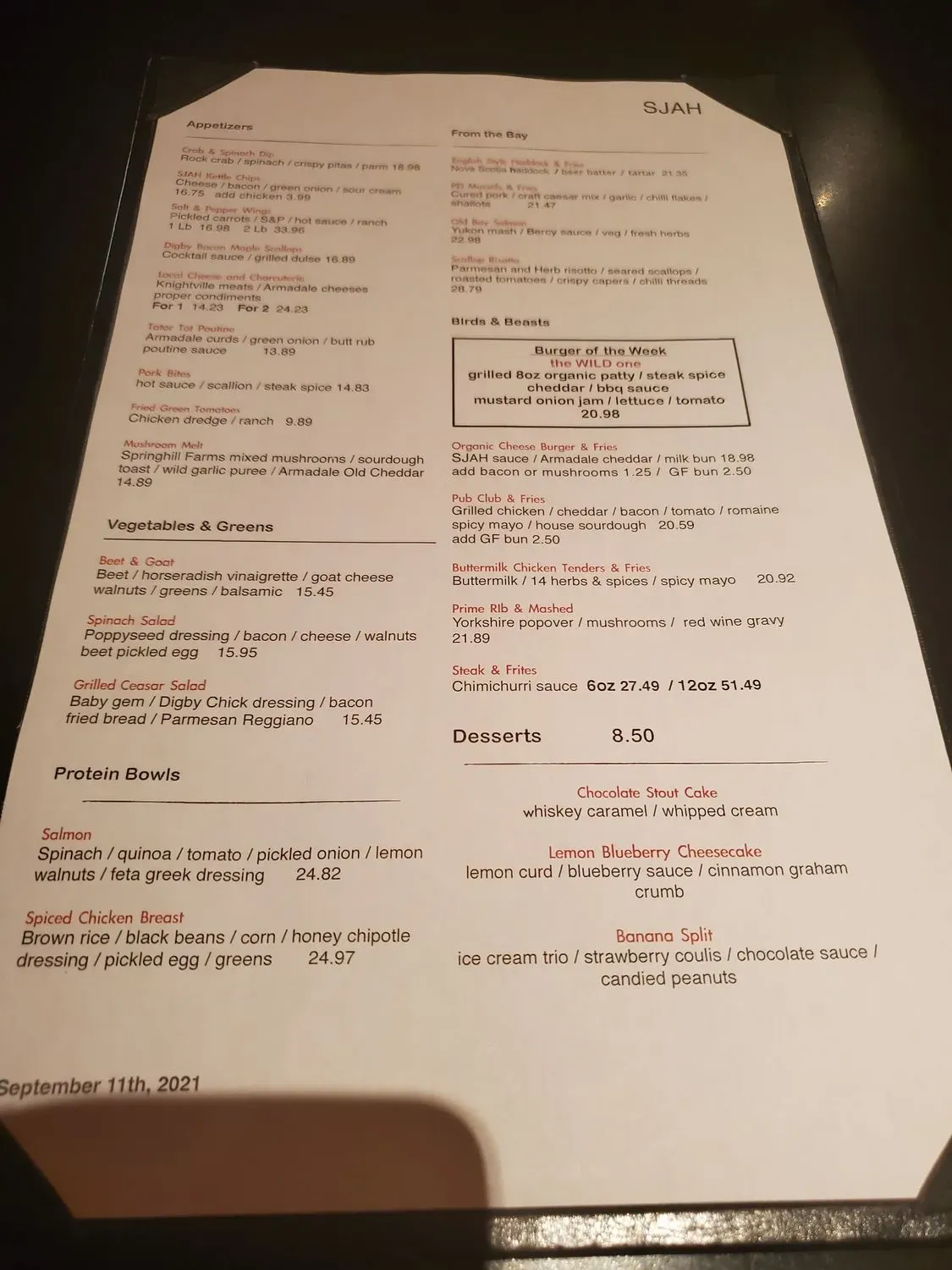 Menu 6