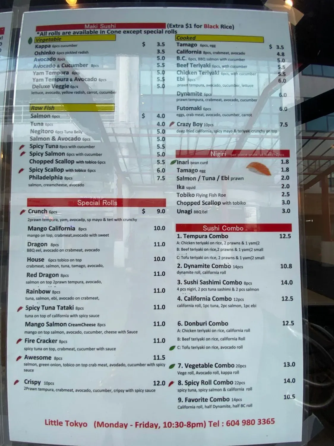 Menu 6