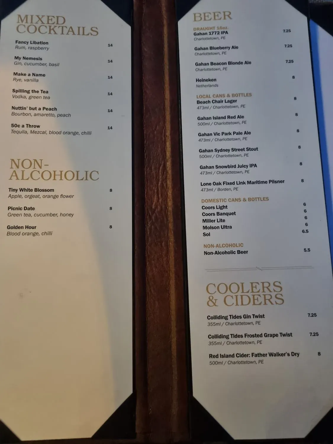 Menu 6