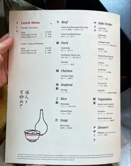 Menu 5