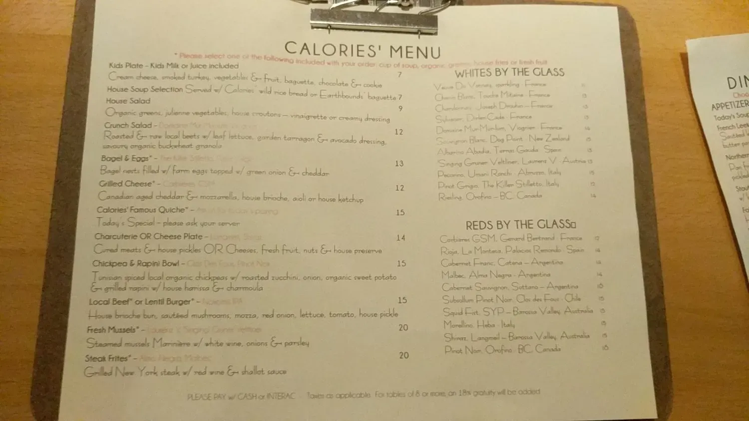 Menu 4