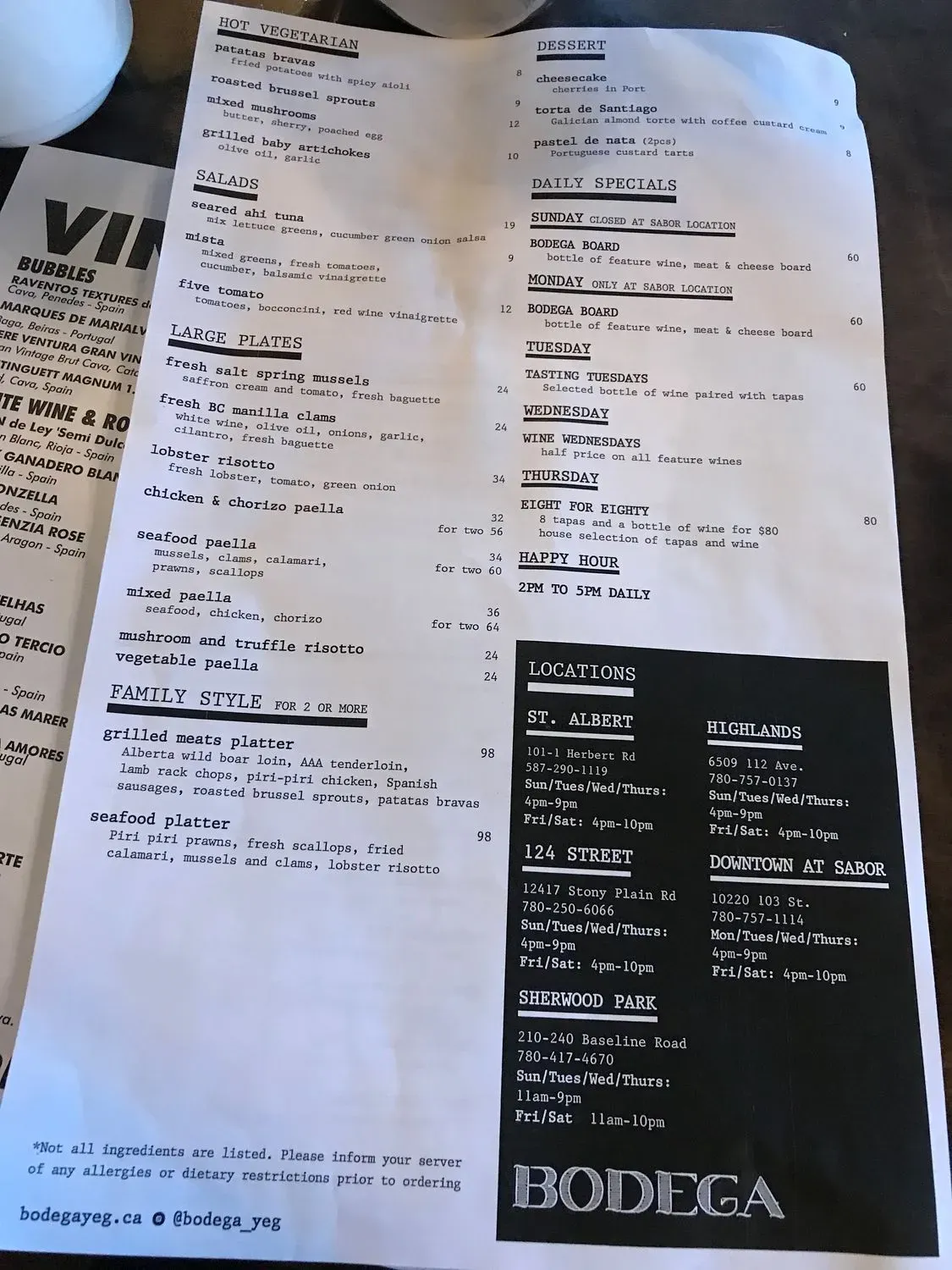 Menu 5