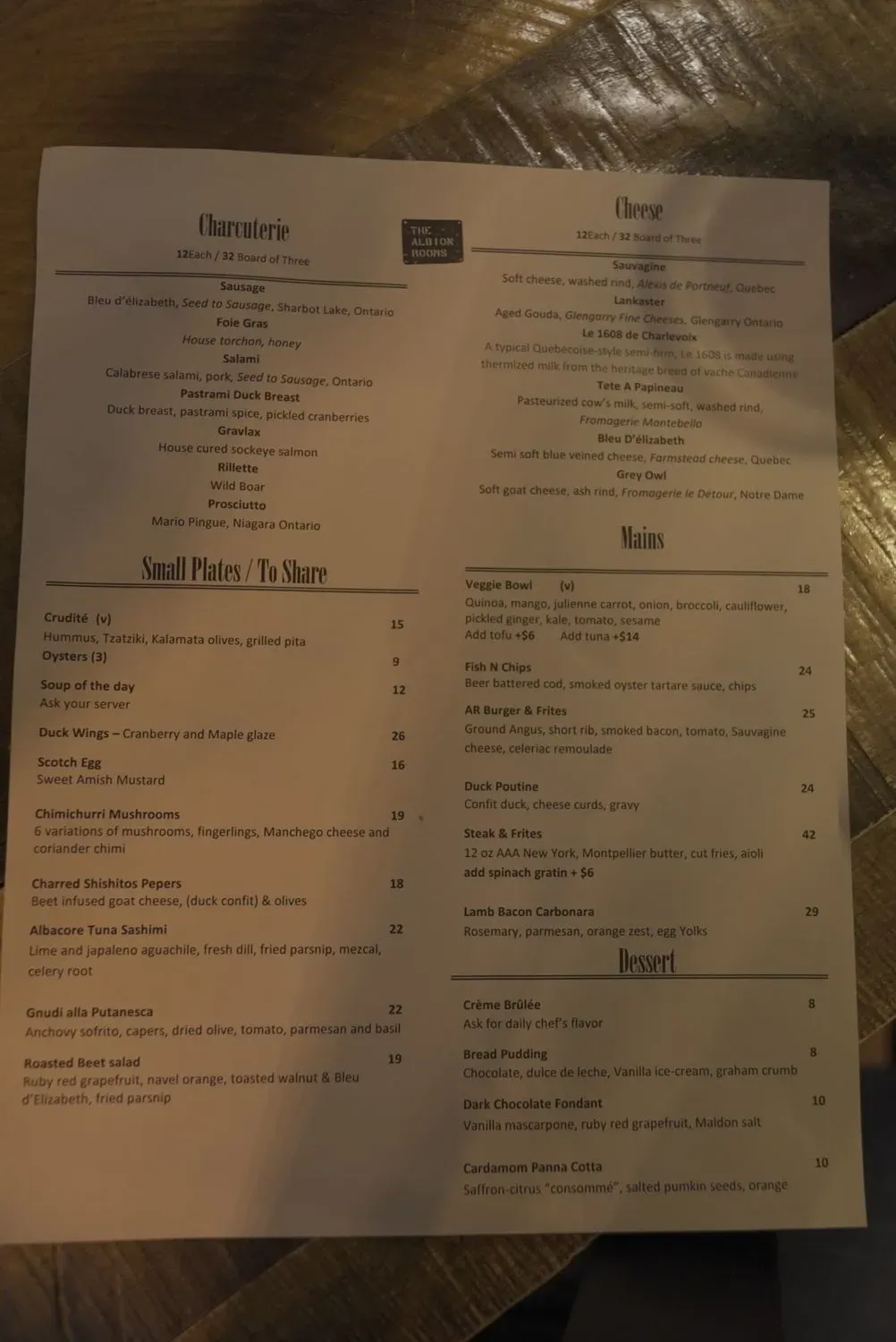 Menu 2