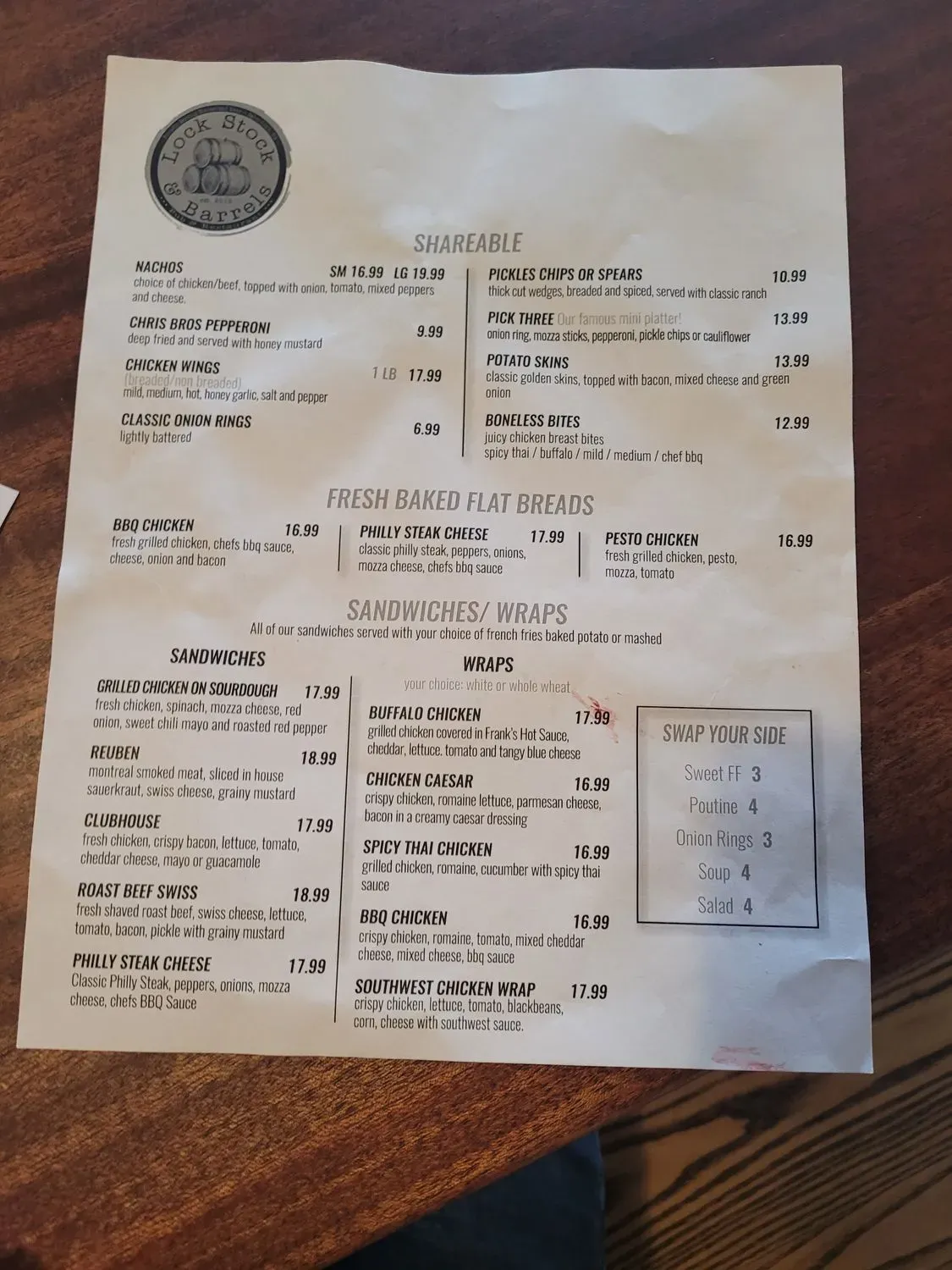 Menu 5