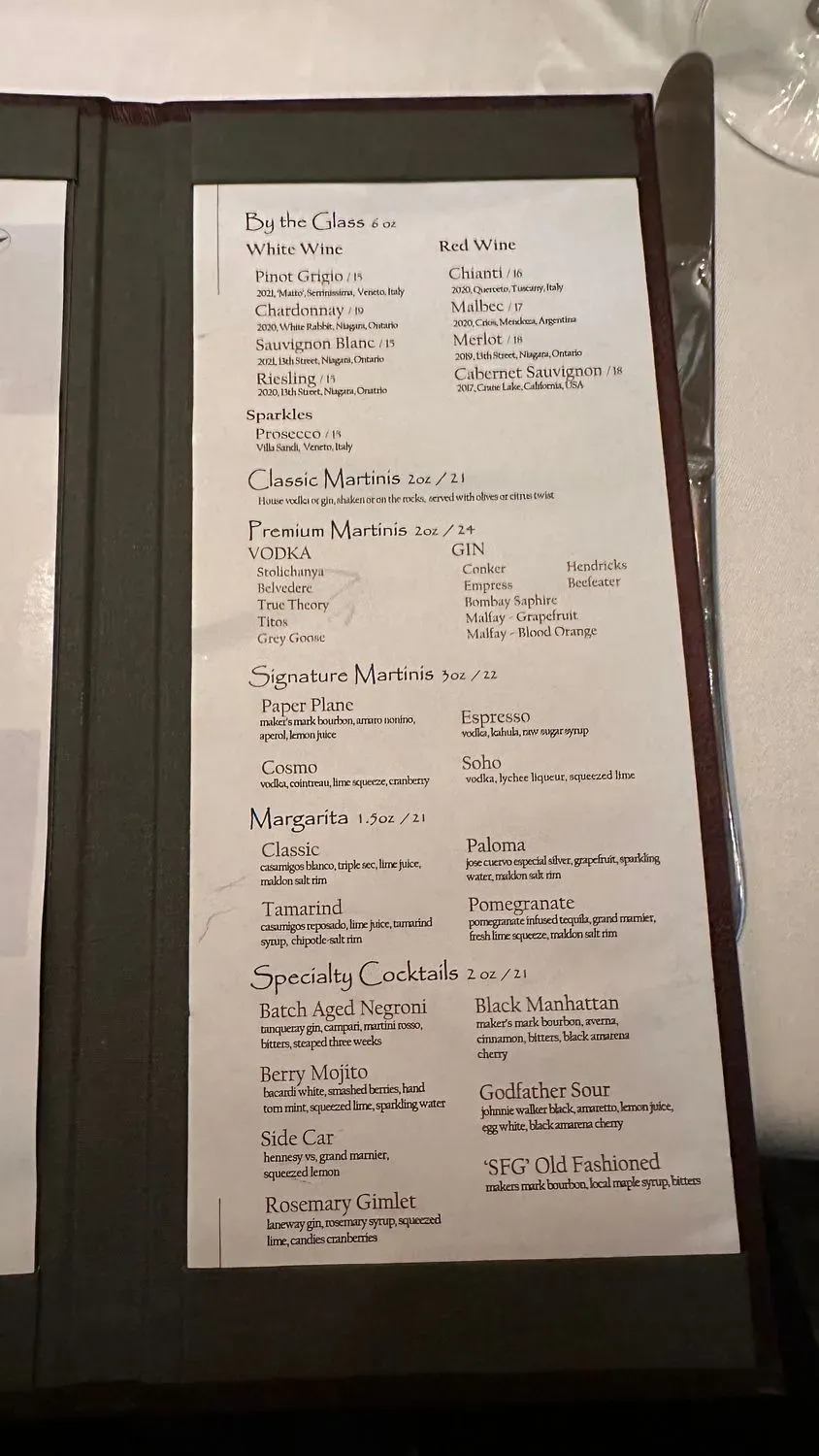 Menu 6