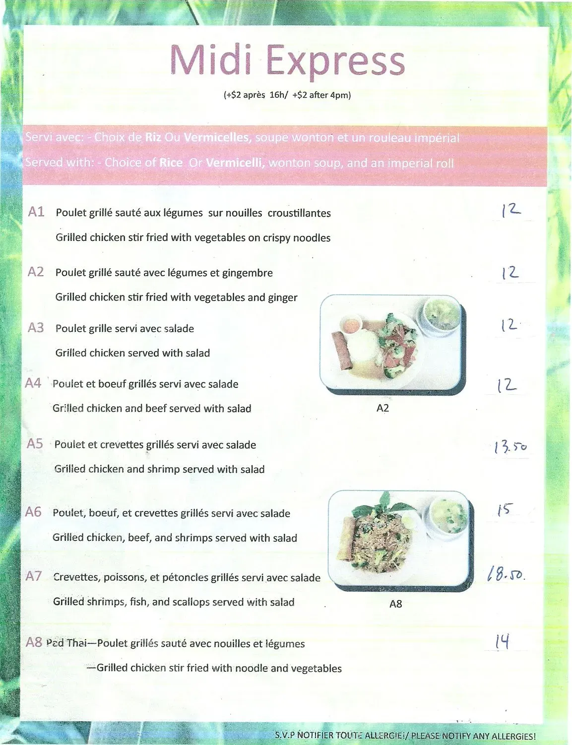 Menu 6