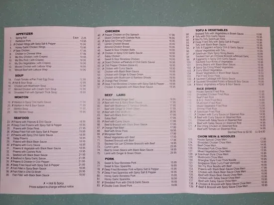 Menu 2