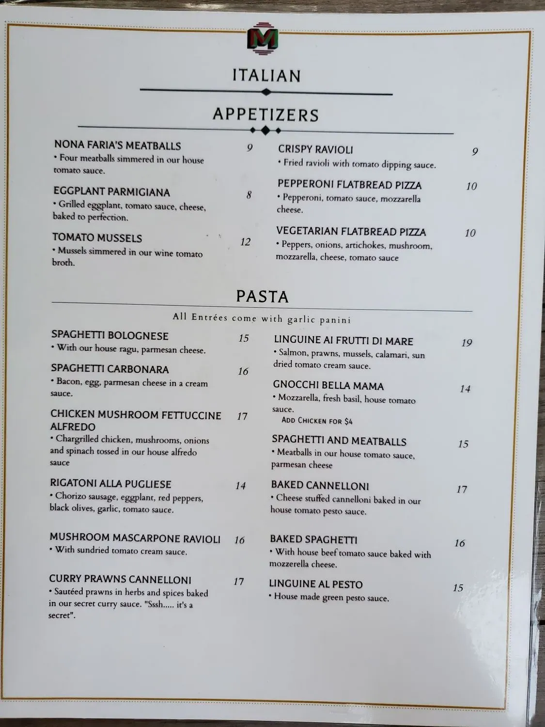 Menu 6