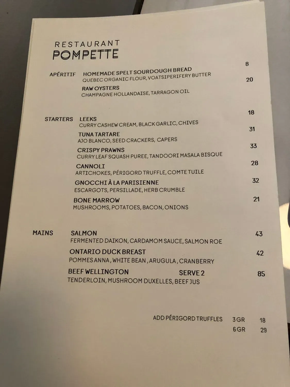 Menu 6