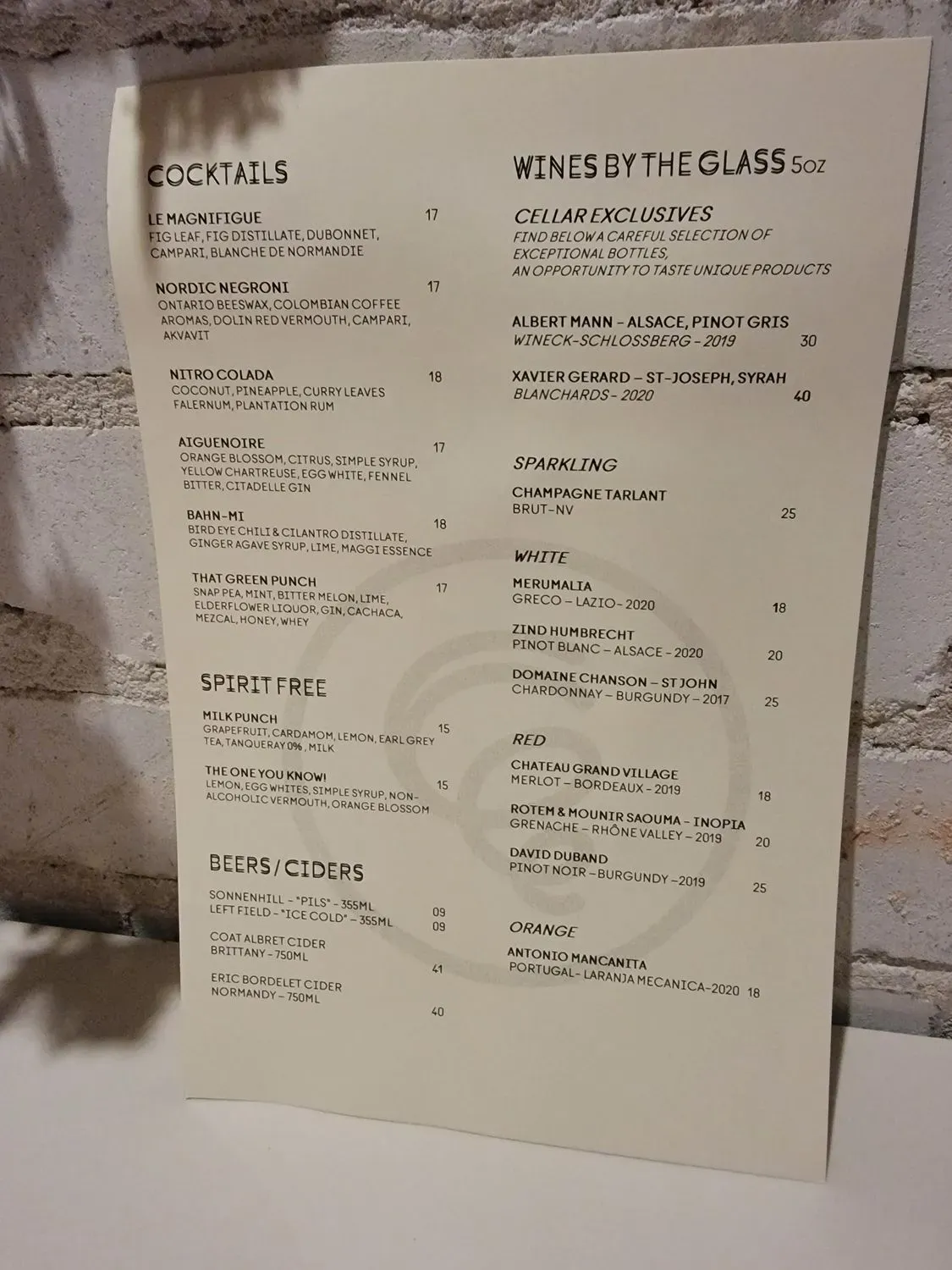 Menu 3