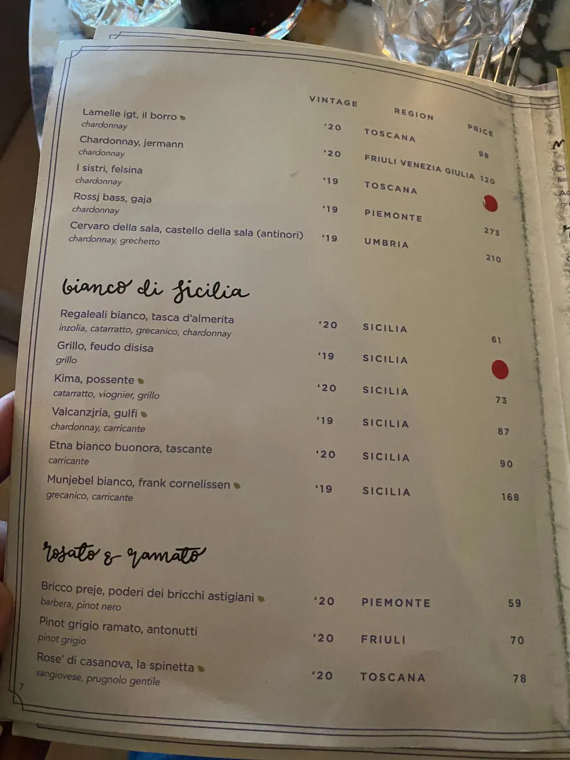 Menu 6