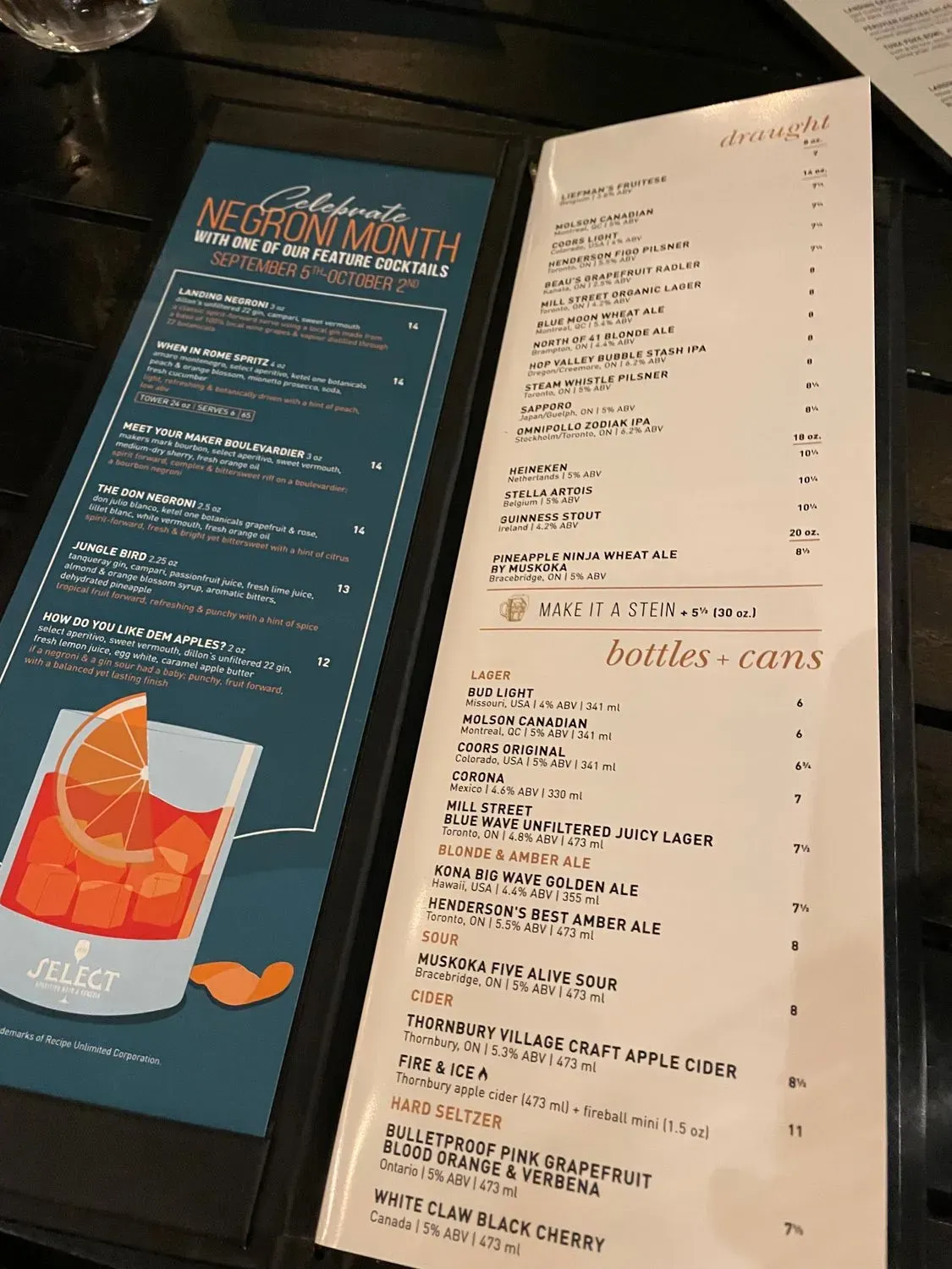 Menu 5