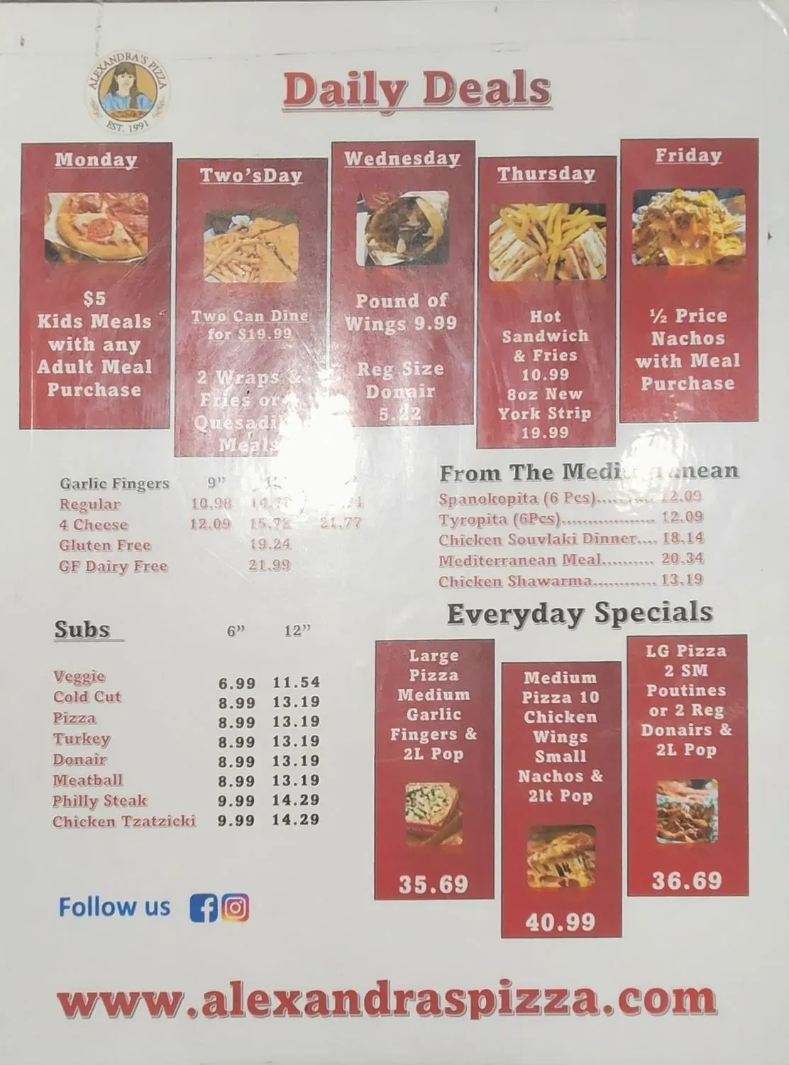 Menu 3