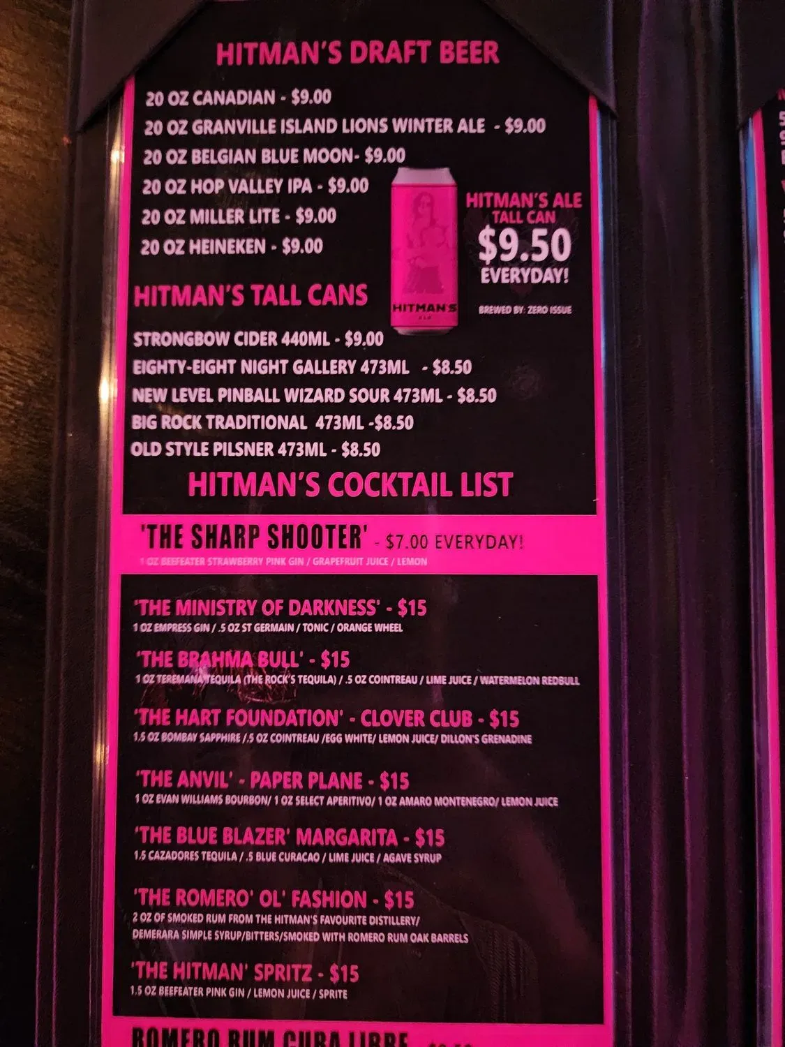 Menu 5