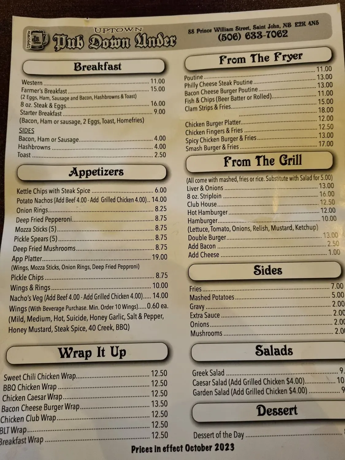 Menu 3