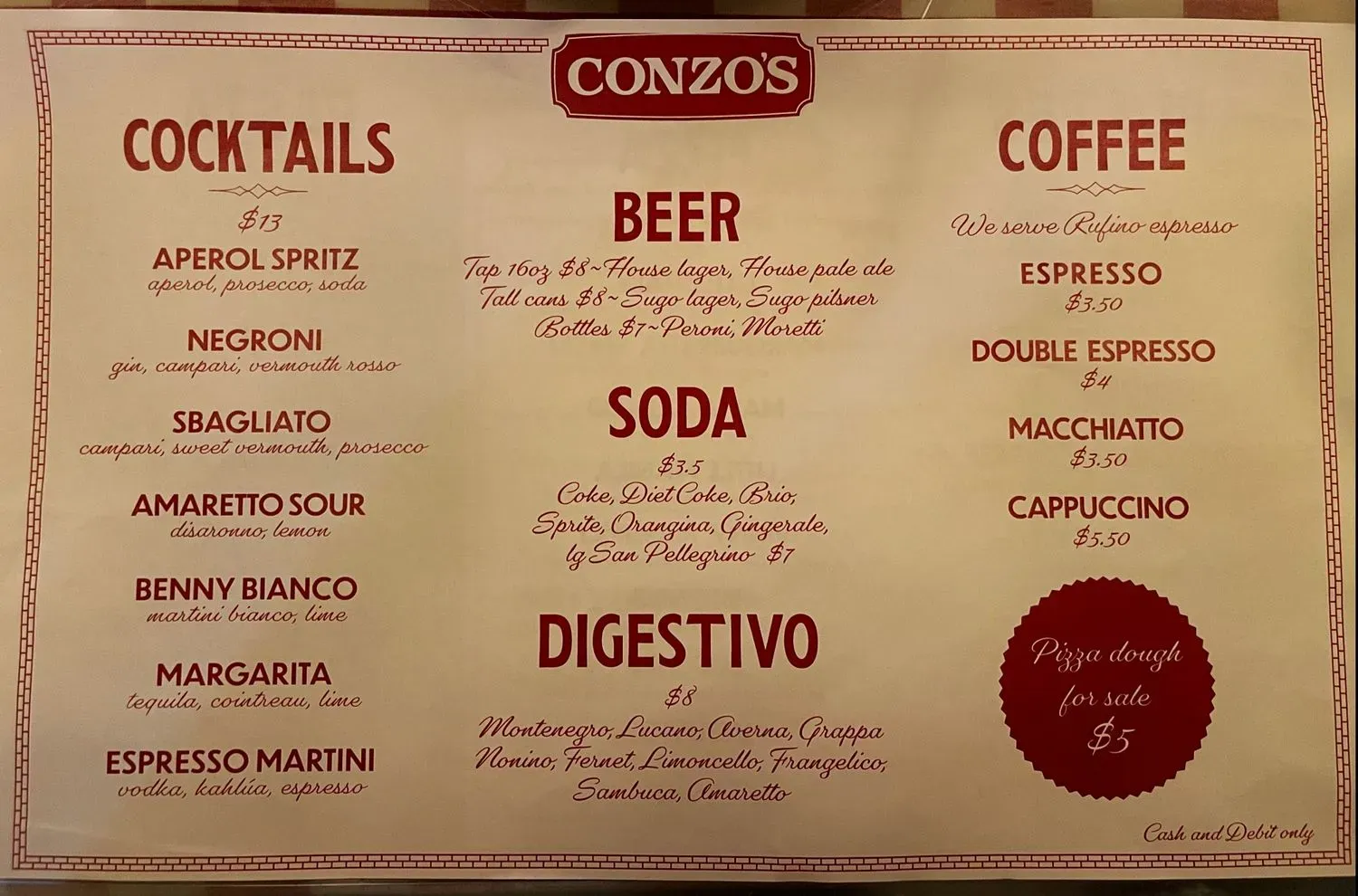 Menu 3