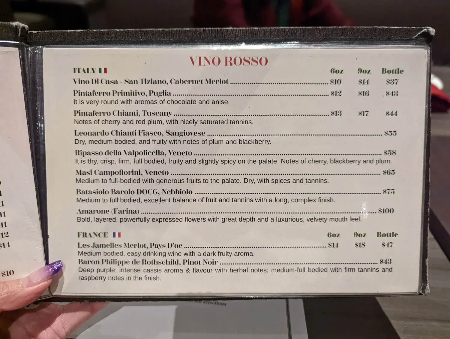 Menu 5